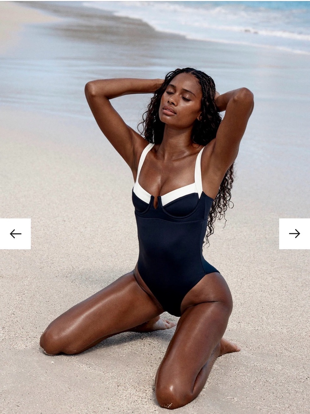 Monday swimwear - CLOVELLY ONE PIECE - BLACK/IVORY - Picture 3 of 10